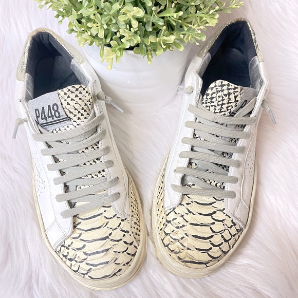 P448 Shoes - P448 Snake Pattern Tennis Shoes
